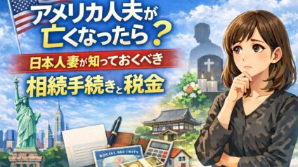 アメリカ人の夫が亡くなったら？相続と税金の全知識